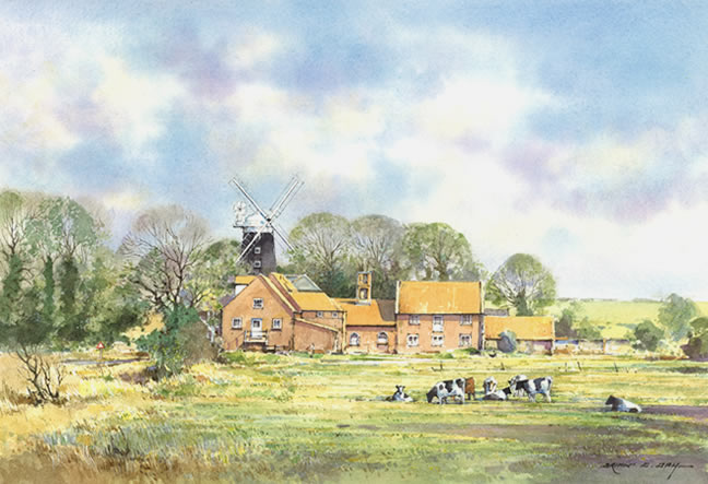 Burnham Mill, Norfolk by Brian C. Day